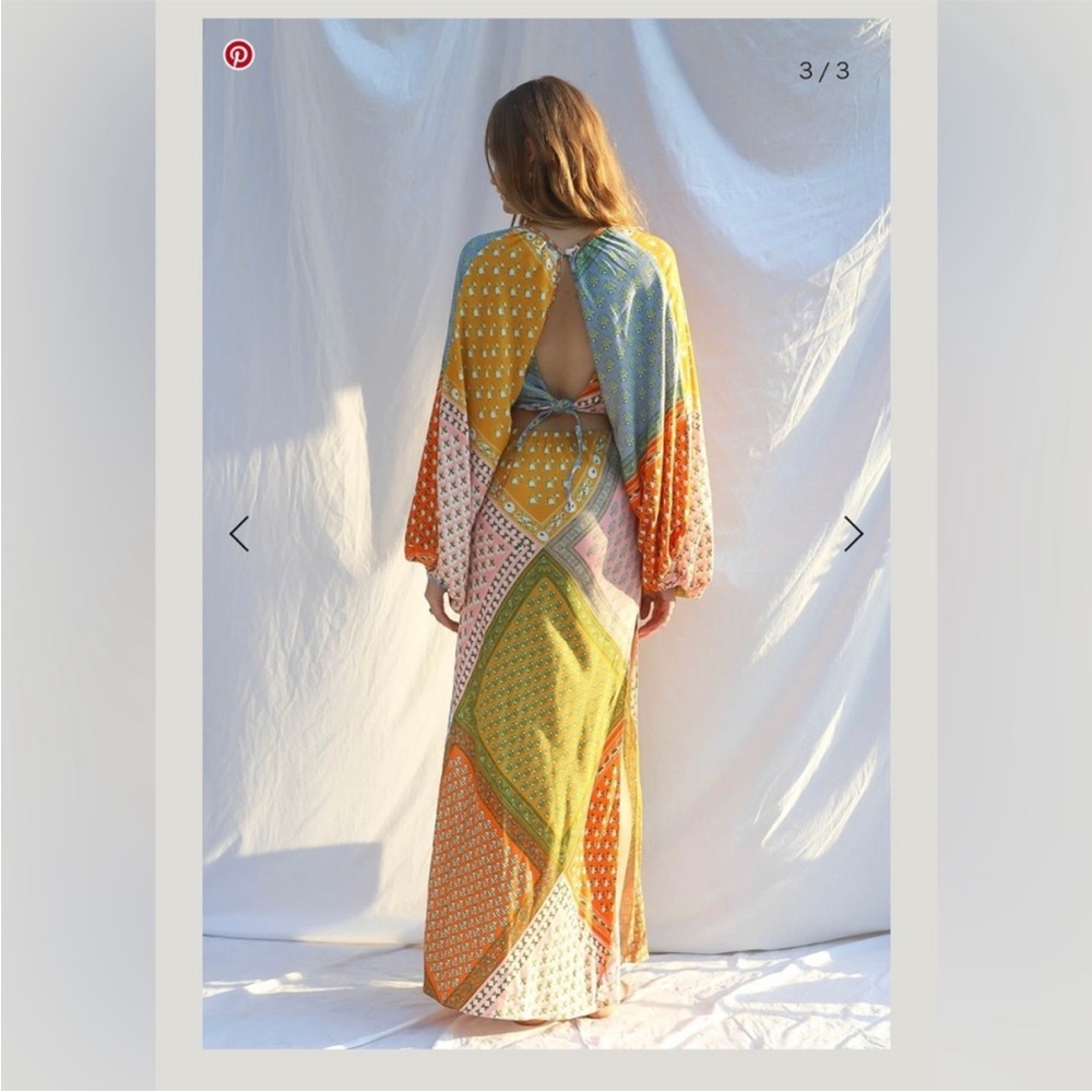 Jen's Pirate Booty patchwork Sonora daydream Multicolor Maxi Dress - Picture 4 of 4